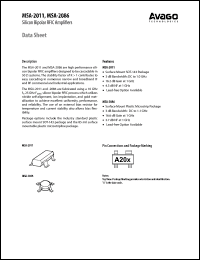 Click here to download MSA-2011-TR1G Datasheet