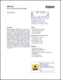 Click here to download AMMC-6233 Datasheet