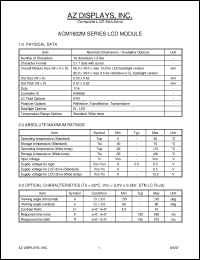 Click here to download ACM1602M-RLFS-T Datasheet