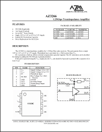 Click here to download AZ3266DR1 Datasheet