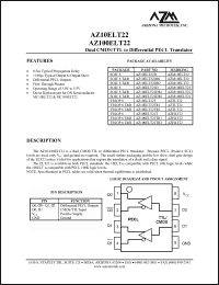 Click here to download AZ100ELT22DR2 Datasheet