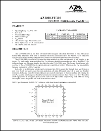 Click here to download AZ100LVE310FN Datasheet