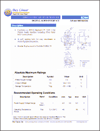 Click here to download B200 Datasheet