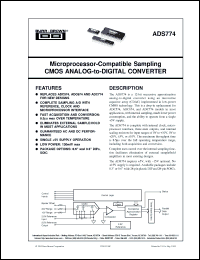 Click here to download ADS774JU Datasheet