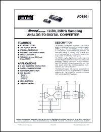 Click here to download ADS801E Datasheet