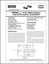 Click here to download ADS823 Datasheet