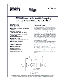 Click here to download ADS830E/2K5 Datasheet
