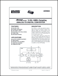 Click here to download ADS902E Datasheet