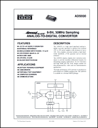 Click here to download ADS930 Datasheet