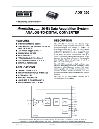 Click here to download ADS1250 Datasheet