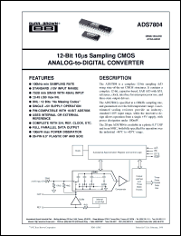 Click here to download ADS7804 Datasheet