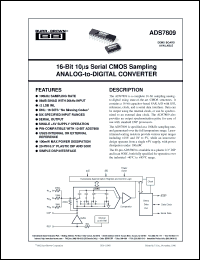 Click here to download ADS7809P Datasheet