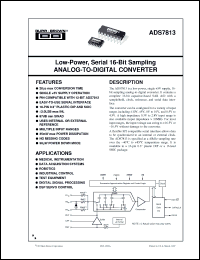 Click here to download ADS7813P Datasheet