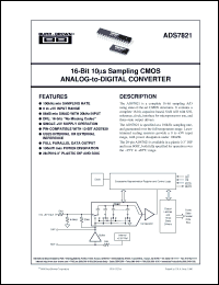Click here to download ADS7821UB Datasheet