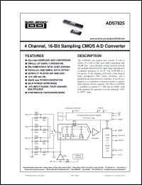 Click here to download ADS7825UB/1K Datasheet