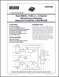 Click here to download ADS7862YB/2K5 Datasheet