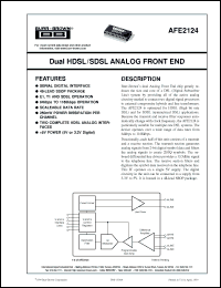 Click here to download AFE2124E Datasheet