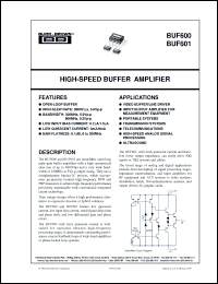 Click here to download BUF600AP Datasheet