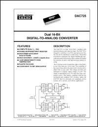 Click here to download DAC725JP Datasheet