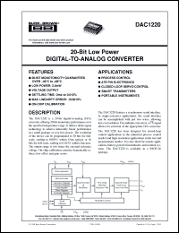 Click here to download DAC1220 Datasheet