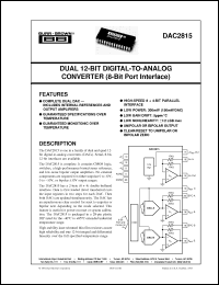 Click here to download DAC2815BP Datasheet