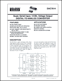 Click here to download DAC7614EB Datasheet