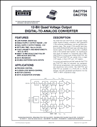 Click here to download DAC7724N/750 Datasheet