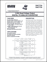 Click here to download DAC7725NB Datasheet