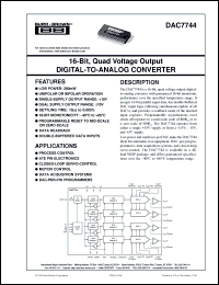 Click here to download DAC7744E Datasheet