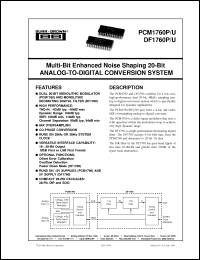 Click here to download PCM1760U-L/1K Datasheet