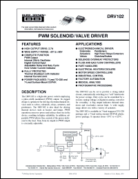 Click here to download DRV102F Datasheet