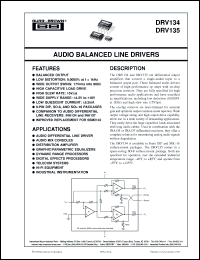 Click here to download DRV134PA Datasheet