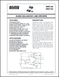 Click here to download DRV135UA/2K5 Datasheet