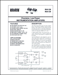 Click here to download INA129UA Datasheet