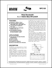 Click here to download MPC100AP Datasheet