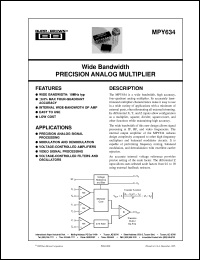 Click here to download MPY634AM Datasheet