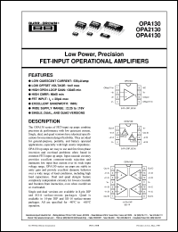 Click here to download OPA130 Datasheet
