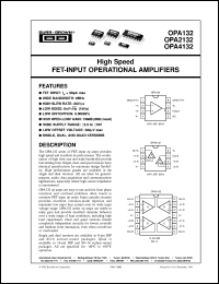 Click here to download OPA4132UA Datasheet