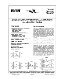 Click here to download OPA2237EA/2K5 Datasheet