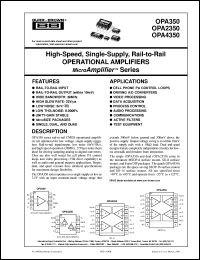 Click here to download OPA350EA/250 Datasheet