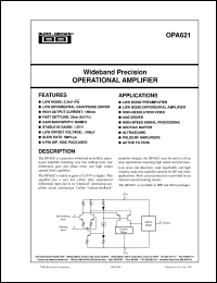 Click here to download OPA621 Datasheet