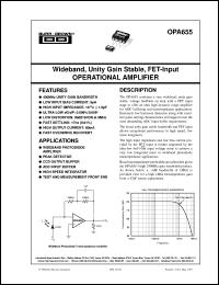 Click here to download OPA655P Datasheet