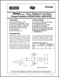 Click here to download OPA2686U/2K5 Datasheet