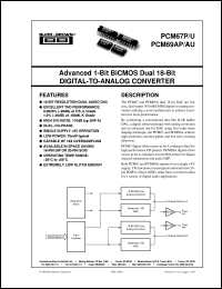 Click here to download PCM69 Datasheet