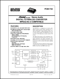 Click here to download PCM1720E/2K Datasheet