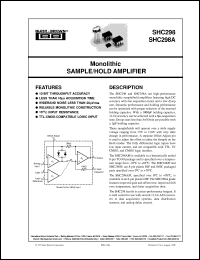 Click here to download SHC298JU Datasheet