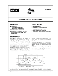 Click here to download UAF42 Datasheet