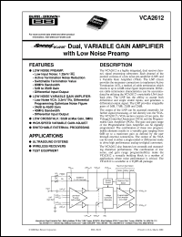 Click here to download VCA2612Y/2K Datasheet