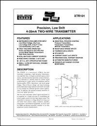 Click here to download XTR101 Datasheet