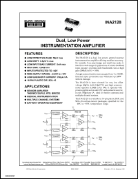 Click here to download INA2128PA Datasheet